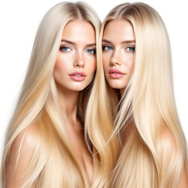 Long Straight Wig - Blonde Highlight (Copy)